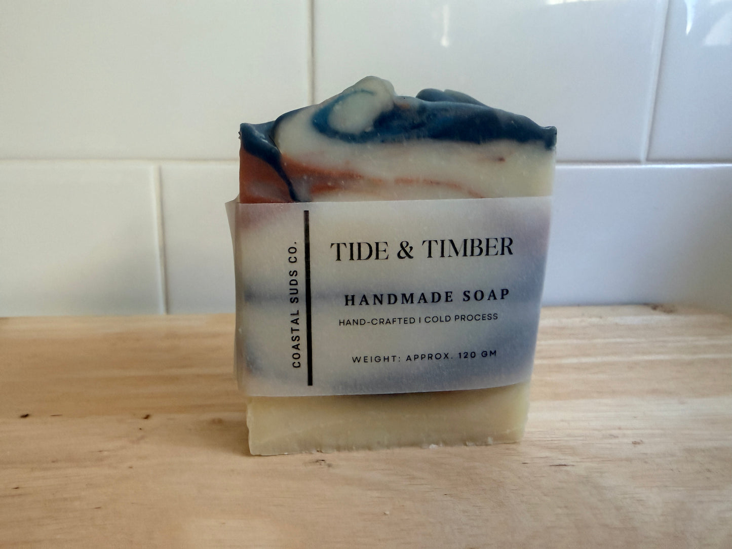 Tide & Timber | Bergamot & Patchouli Essential Oil Soap